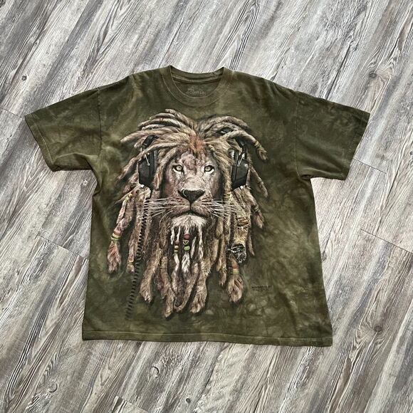 The Mountains 2011 "Manimals" Rastafarian Lion Tee L - Picture 1 of 6
